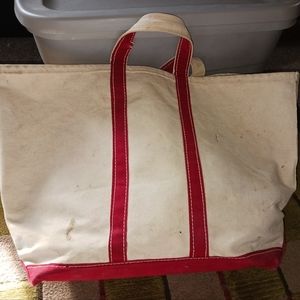 Vintage LL Bean Large Boat and Tote